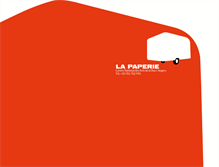 Tablet Screenshot of lapaperie.fr